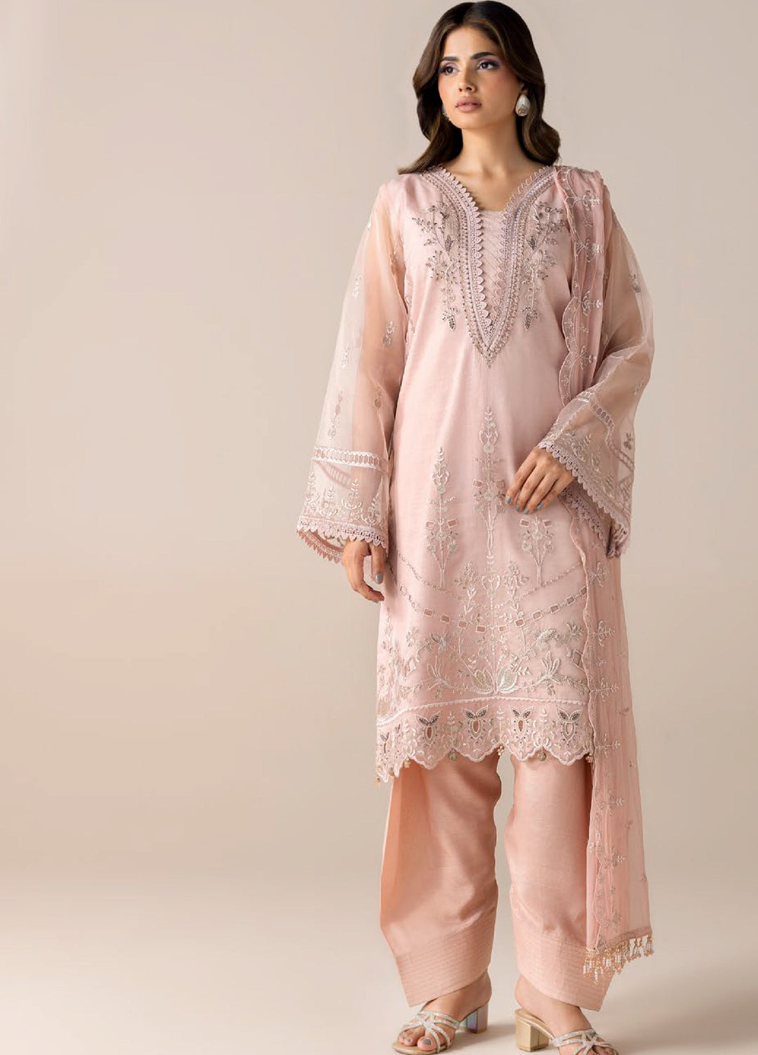 Aura by Zebtan RTW Embroidered Lawn 3 Piece Suit ZB26UAL A-03 - Festive Collection