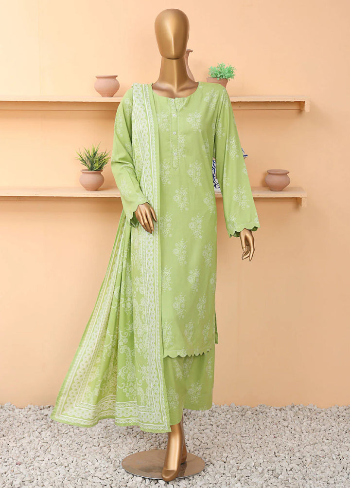 Wintry by Hz Textiles Printed Linen Suits Unstitched 3 Piece LCP-207 - Winter Collection