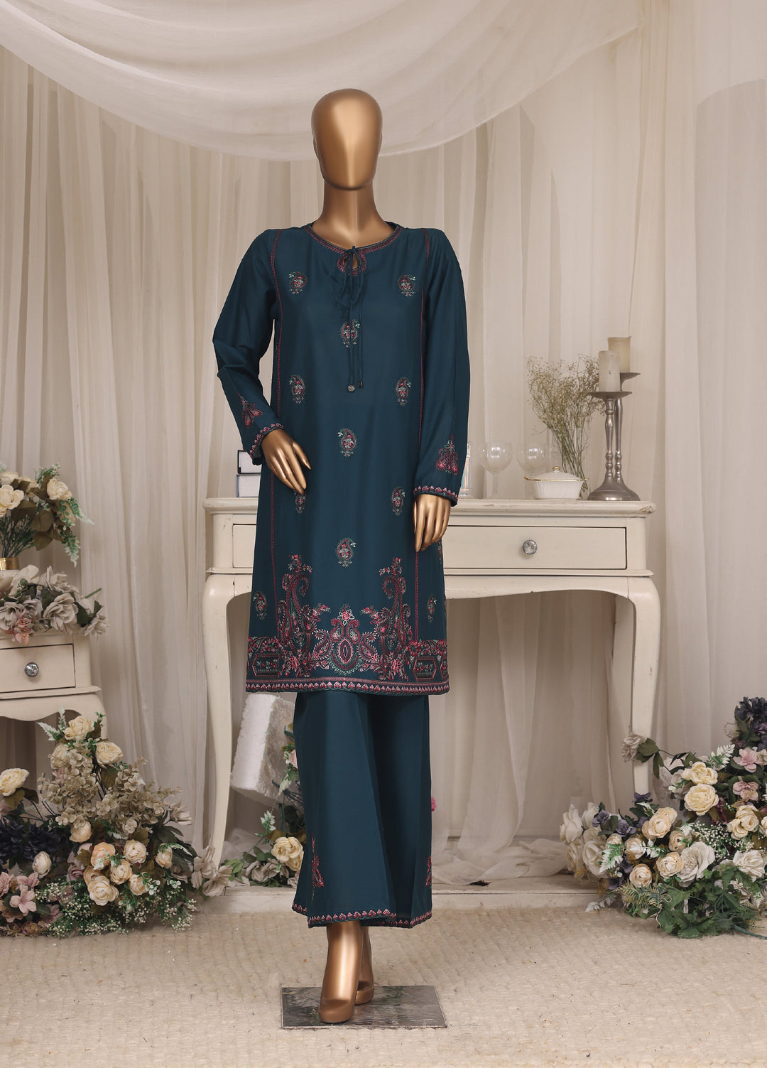 Bold N Slay by HZ Textiles Women RTW Embroidered Cotton Co Ords Sets HZ26PBS Cse-2P-2603 - Casual Collection