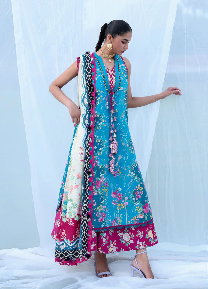 Neoma Prints by Republic Unstitched Printed Lawn 3 Piece Suit RW26UNL SP-9 ZARIYAH - Summer Collection