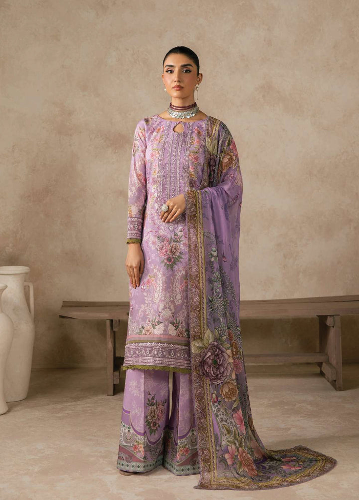 Gulaal Unstitched Embroidered Lawn 3 Piece Suit GL26ULF Nerine D-6 - Festive Collection