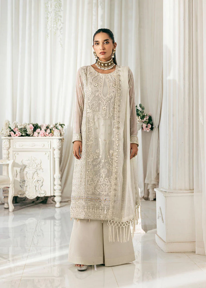 Signature by Salitex Embroidered Chiffon Suits Unstitched 3 Piece SUNS7CH037UT - Summer Collection