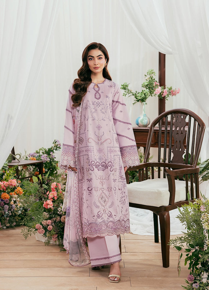 Zync by Florent Unstitched Embroidered Lawn 3 Piece Suit FL26ULZ FZ-7B - Summer Collection