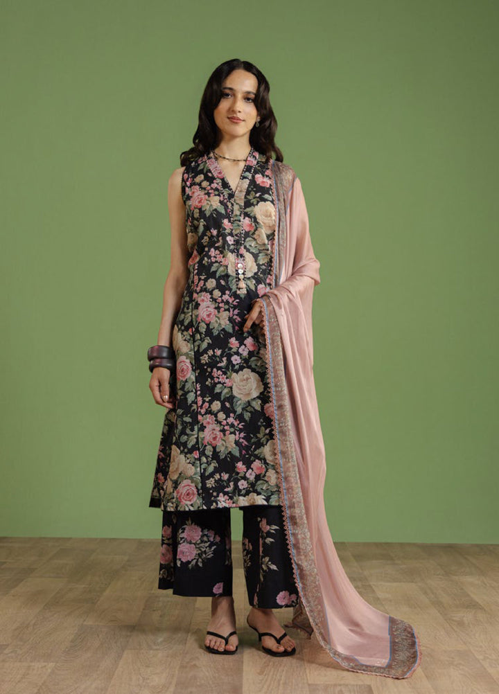 Coco by Zara Shahjahan Unstitched Printed Lawn 3 Piece Suit CZS26UPL AURELIA-7B - Summer Collection