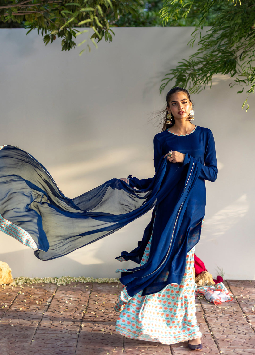 Dareecha by Daak RTW Printed Cotton Silk 2 Piece Suit SGS-N SALIAH SGS-N - Festive Collection