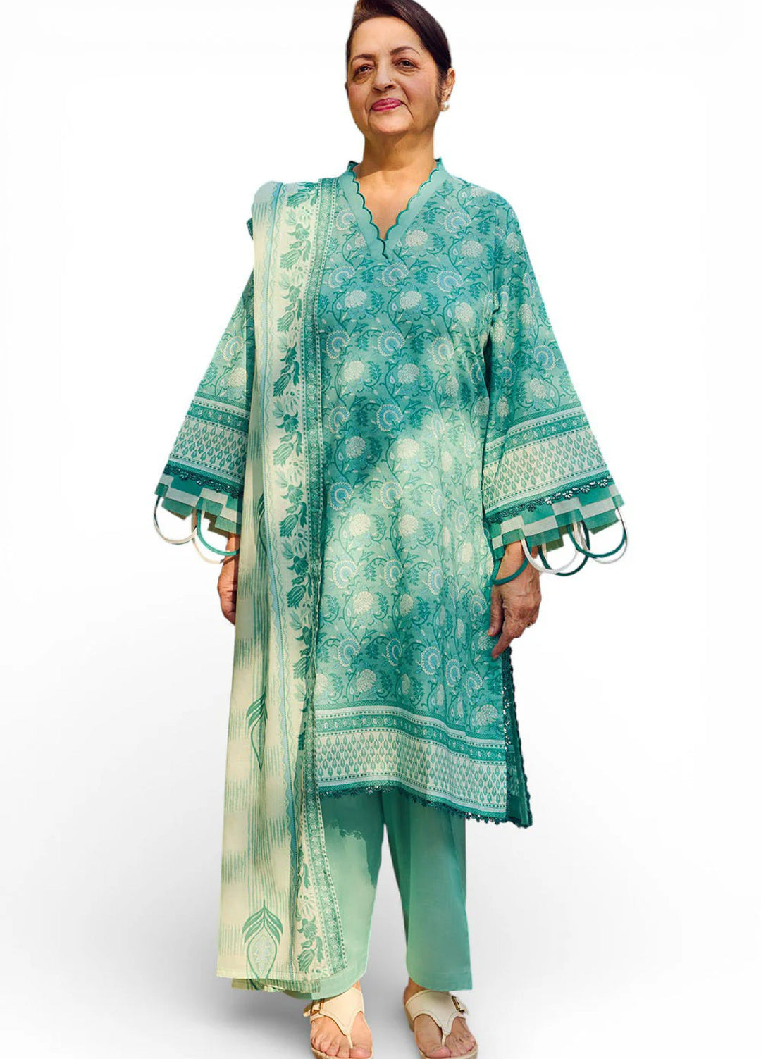 Tribute To Mother by Gul Ahmed Unstitched Printed Lawn 3 Piece Suit GA26UTM CL-52692 B - Summer Collection