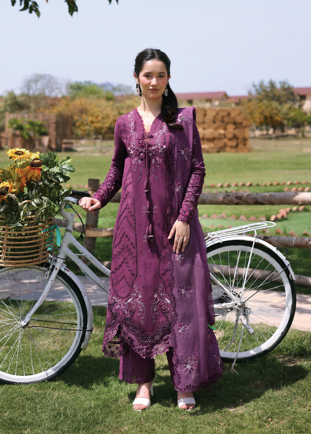 Summer Soiree by Zarposh Unstitched Embroidered Lawn 3 Piece Suit ZR26ULS Orien - Festive Collection