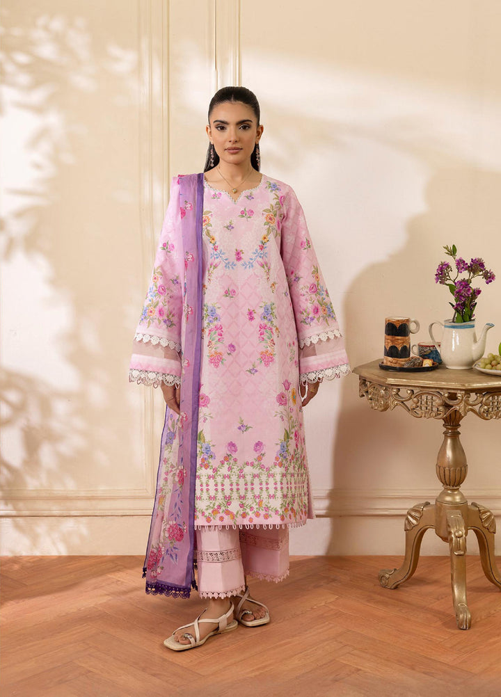 Nissa by RajBari Unstitched Printed Lawn 3 Piece Suit RB26ULN D-11 - Casual Collection