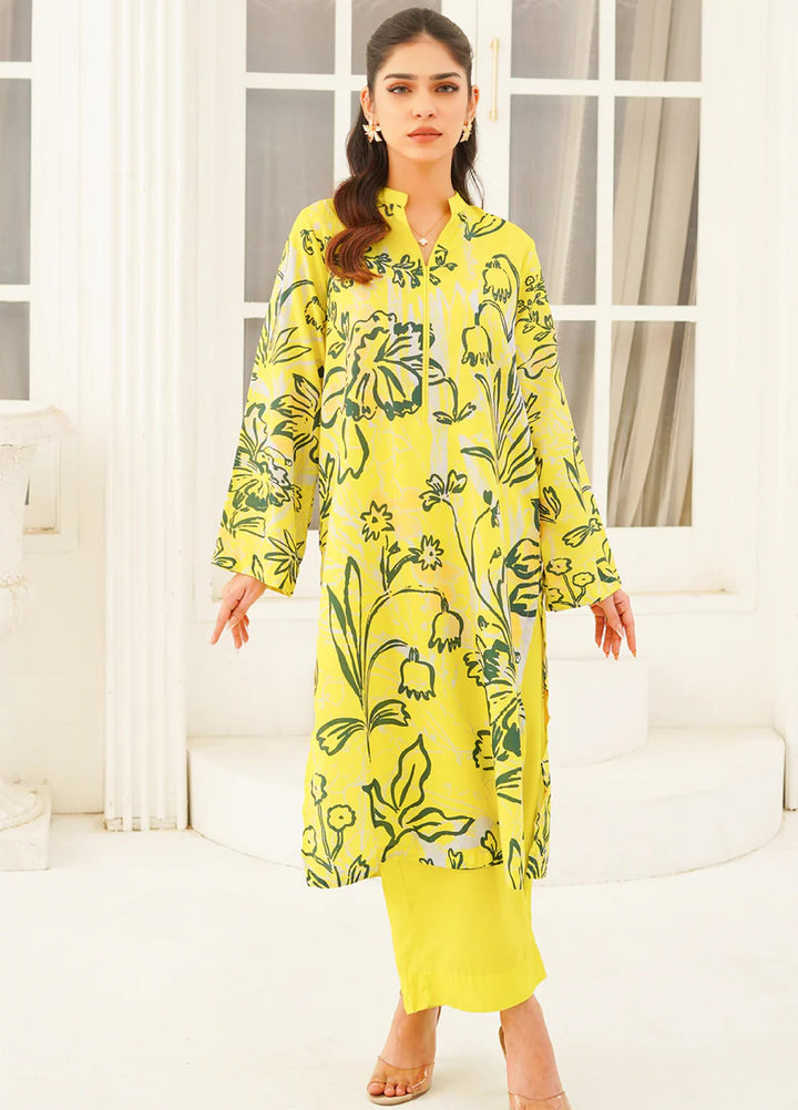 Nairah Women Pret Printed Arabic Lawn Suit NAH26PN Daffodil - Spring Collection