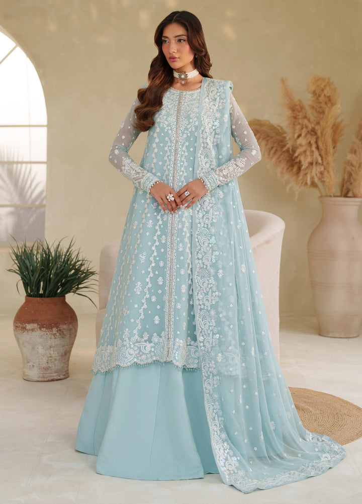 Meesa by Zarif Unstitched Chiffon Embroidered Suits 3 Piece ZR25UF ZRF-ML-04 MUNAAR - Winter Collection