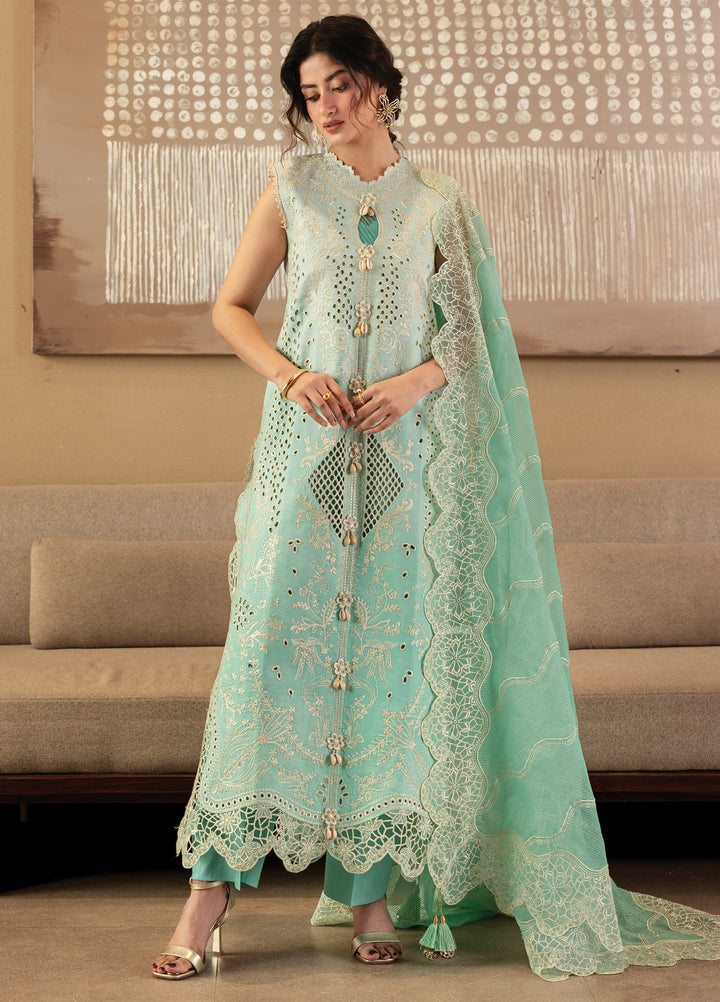 Sirene by Mahnur Unstitched Embroidered Lawn 3 Piece Suit MN26USL S-08 - Summer Collection