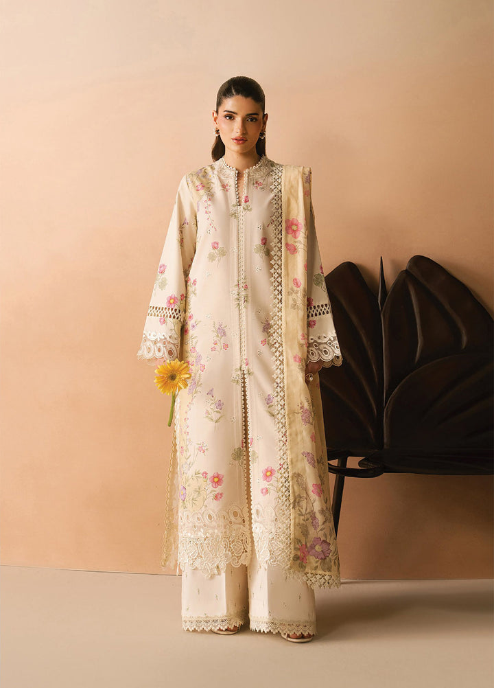 Haze A Prints by Afrozeh Unstitched Embroidered  Lawn 3 Piece Suit AF26UAP FWU-107 Lumière - Summer Collection