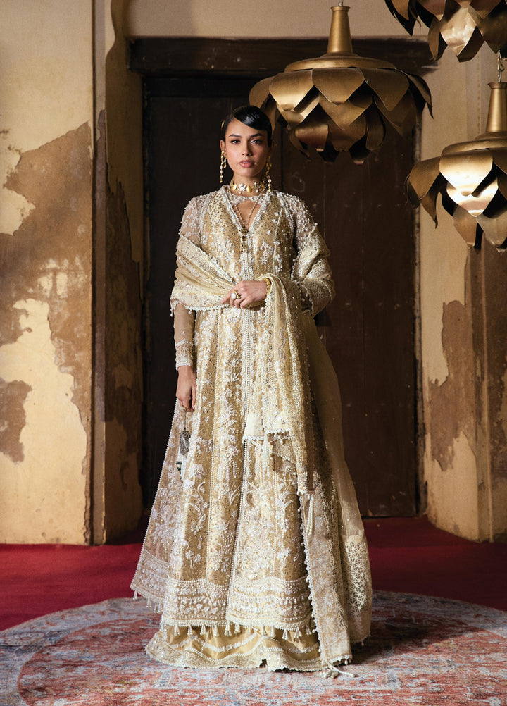 Freeshia by Suffuse Unstitched Tissue Silk Embroidered Suits 3 Piece SSY26UF GULRAIZ - Wedding Collection