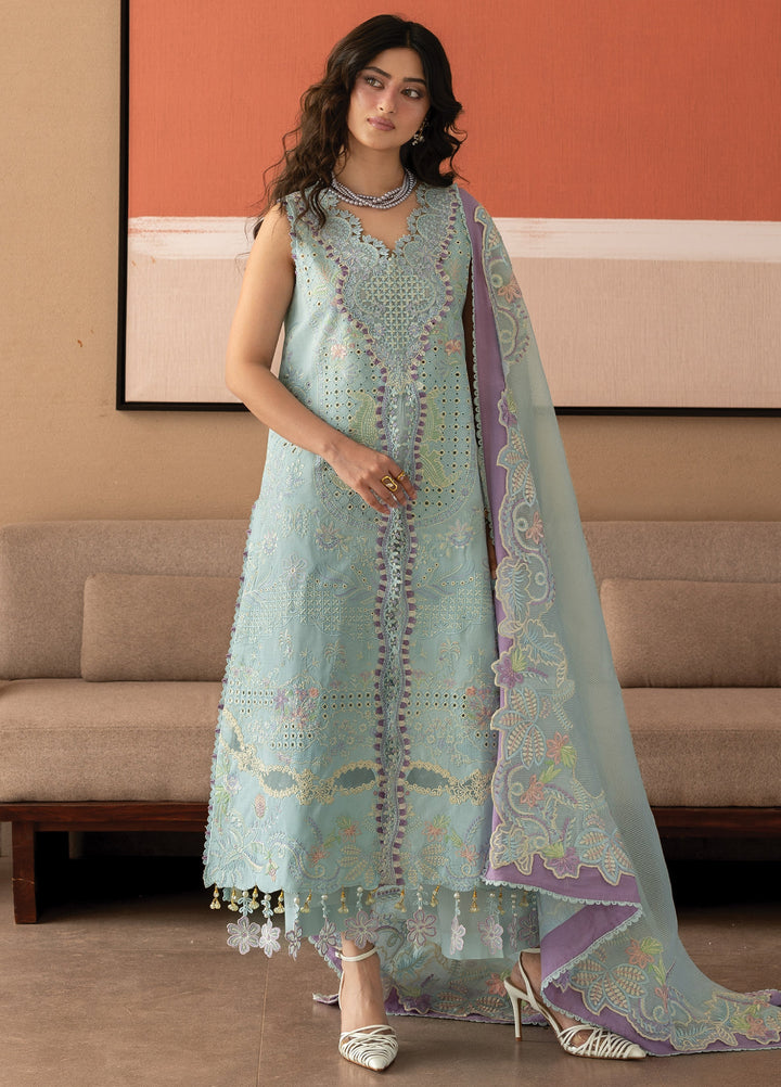 Sirene by Mahnur Unstitched Embroidered Lawn 3 Piece Suit MN26USL S-13 - Summer Collection