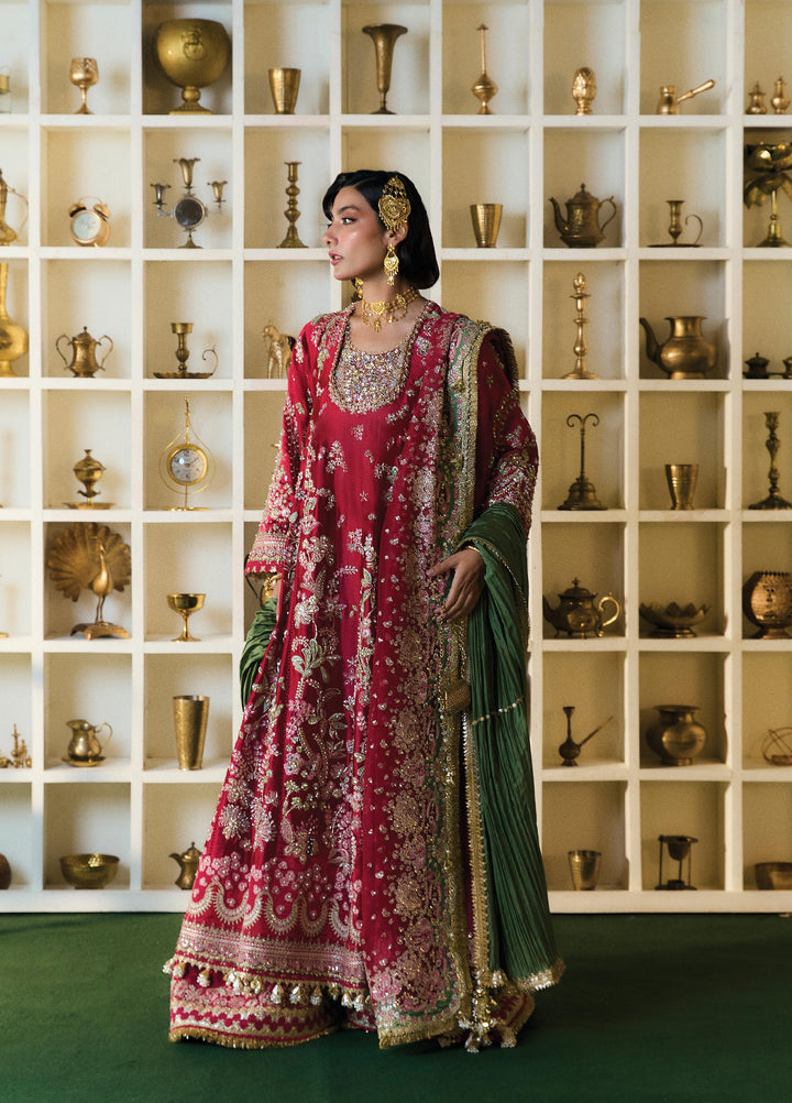 Freeshia by Suffuse Unstitched Shesha Silk Embroidered Suits 3 Piece SSY26UF AFSANAE - Wedding Collection