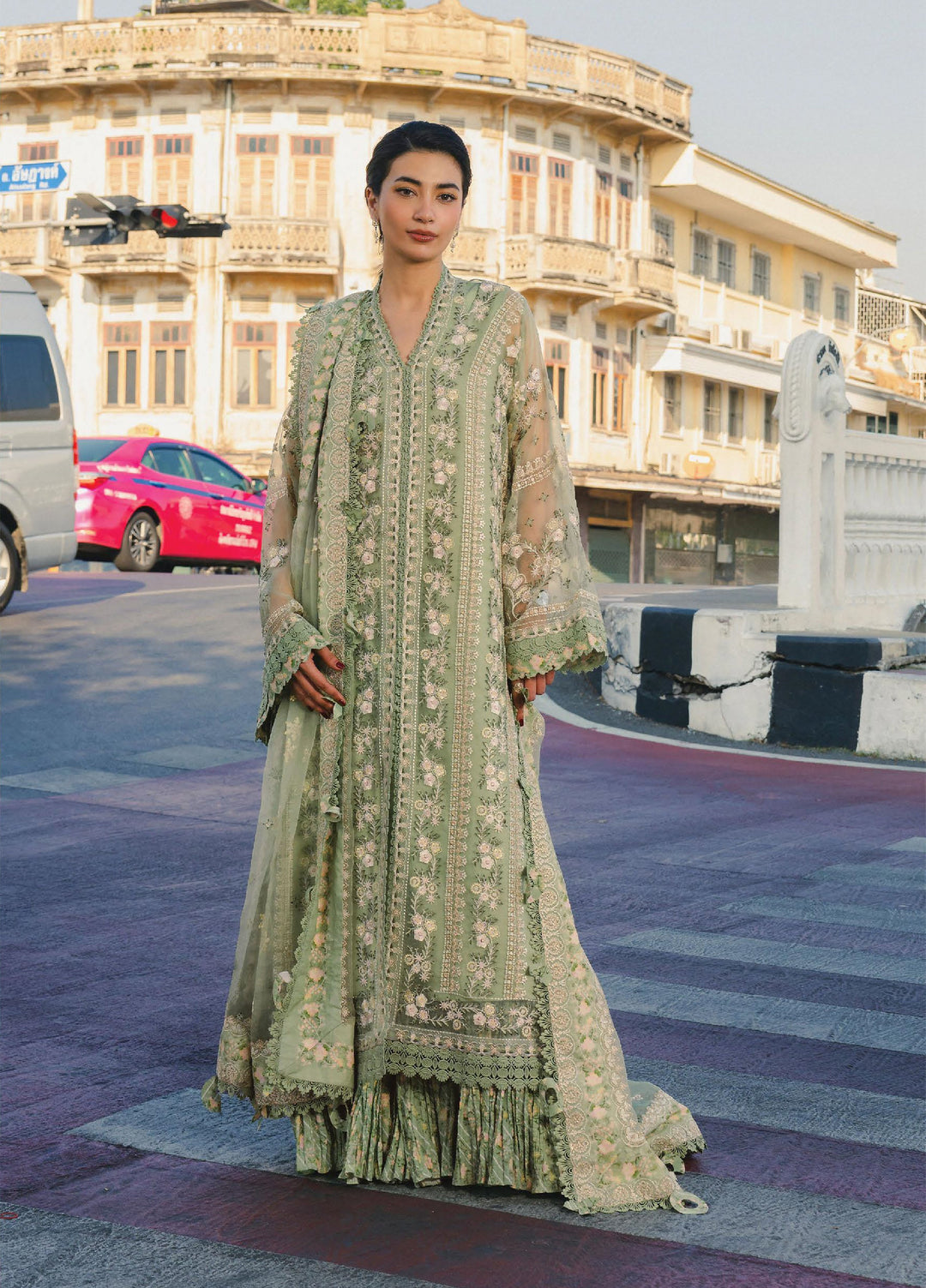 Mulaqat by Afrozeh Unstitched Embroidered Lawn 3 Piece Suit AF26UML DEEDAR FWU-0054 - Festive Collection