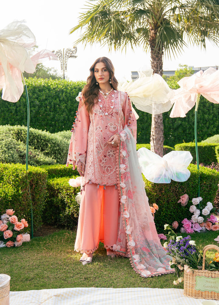 Feerie by Sundas Ahad Unstitched Embroidered Lawn 3 Piece Suit SNA26ULF Roswyn ELL-06 - Eid Collection