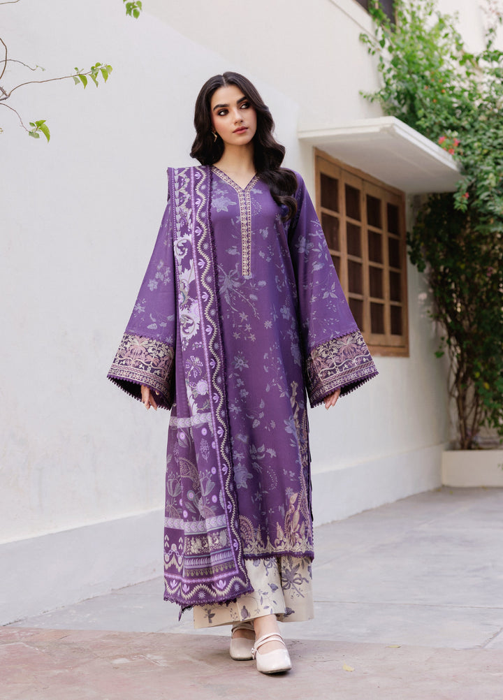 Zync by Florent Whispers Unstitched Embroidered Modal 3 Piece FL25WW FL-7B - Winter Collection