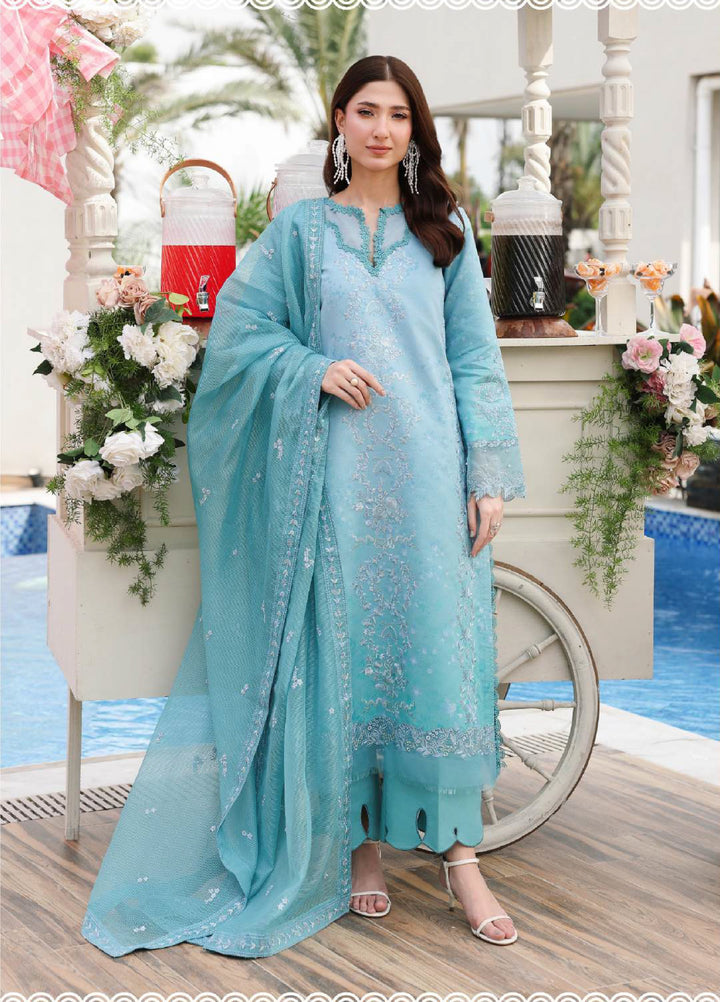 Florence by Rang Rasiya Unstitched Embroidered Lawn 3 Piece Suit RR26ULF Tara - Festive Collection