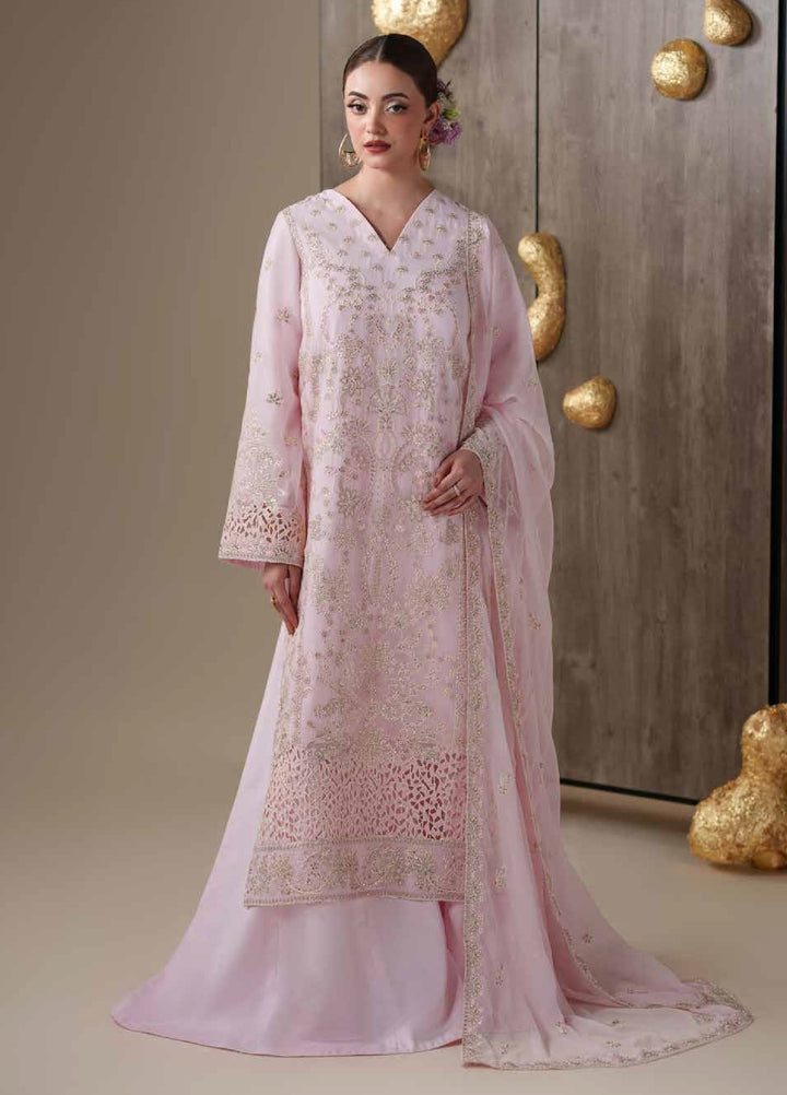 Nouvelle by Emaan Adeel Unstitched Embroidered Chiffon 3 Piece Suit EA26UNC Luxe - Festive Collection