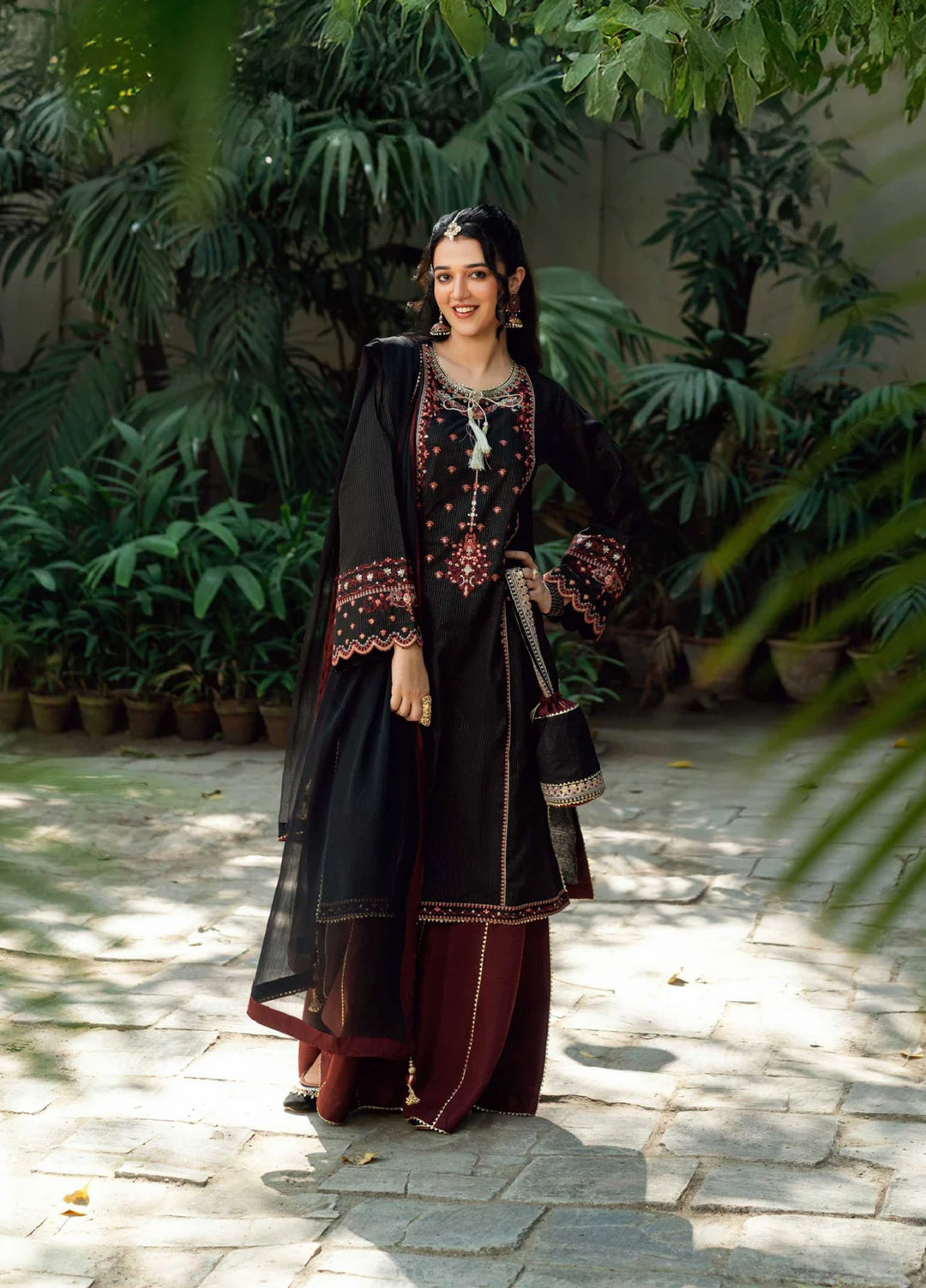 Omal by Komal Pret 3 Piece Cotton Susi Suit Marjan - Festive Collection