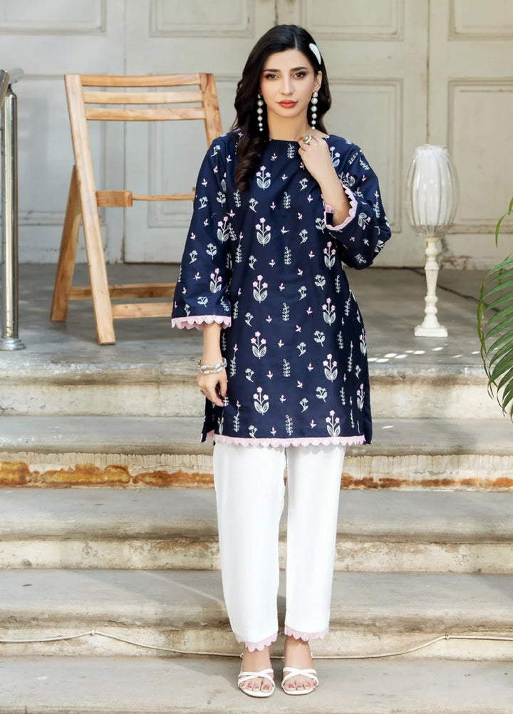 Dhaga Women RTW Embroidered Poly Cambric 2 Piece DHG26PCN Roselle - Eid Collection