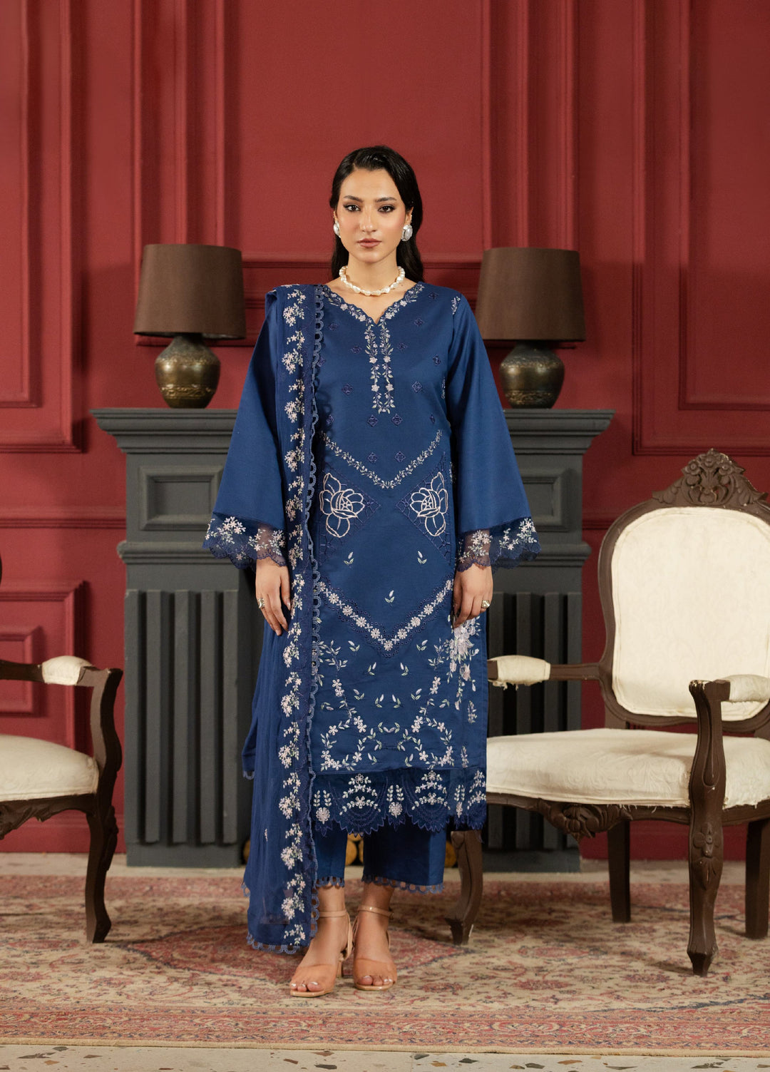 Noore by Ayleen Unstitched Embroidered Lawn 3 Piece Suit AY26ULN Zarshaan - Eid Collection