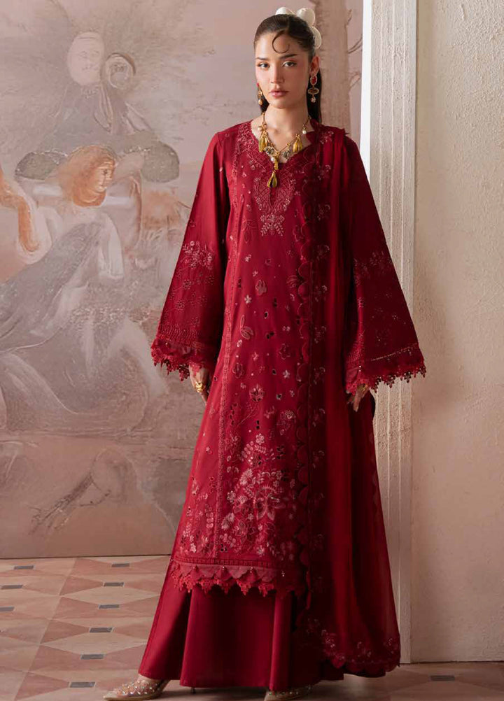 Feya by Nureh Unstitched Embroidered Lawn 3 Piece Suit NU26ULF FE-19 - Eid Collection