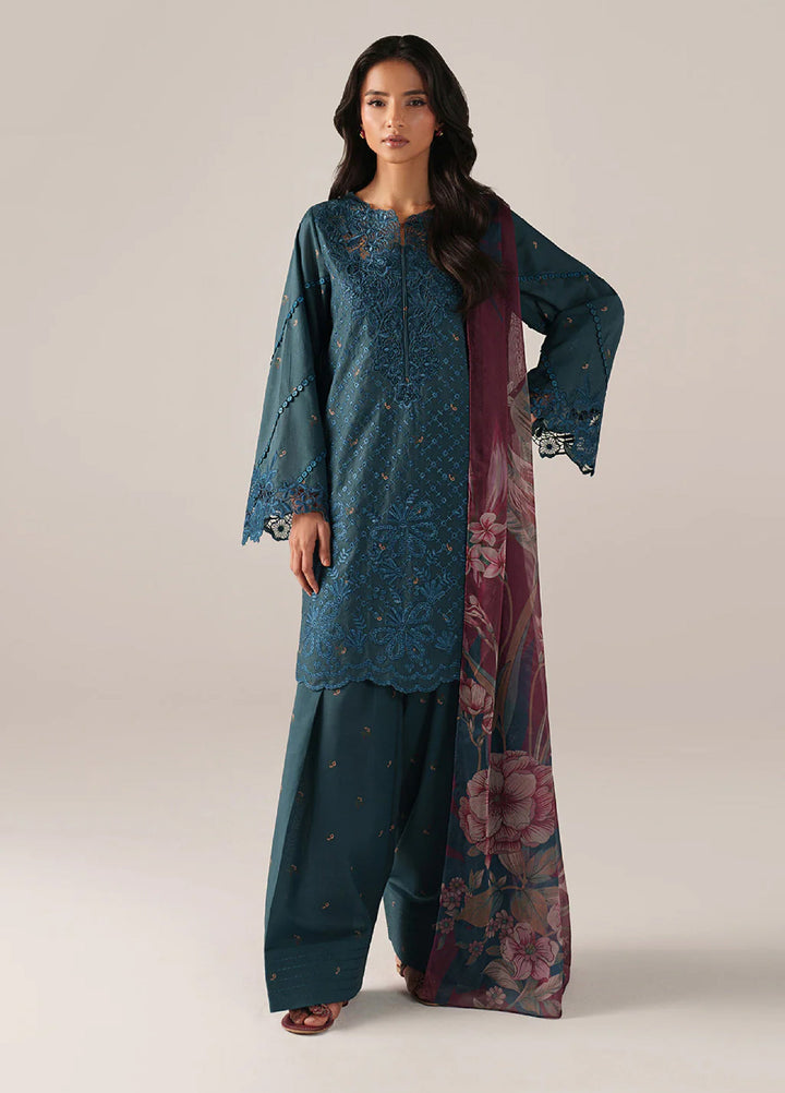 Iznik Unstitched Embroidered Lawn 3 Piece Suit IZ26US SS-10 - Summer Collection