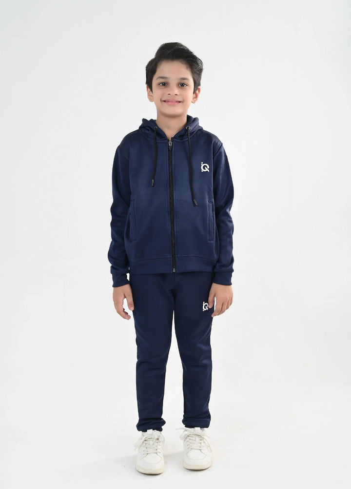 IQ Exclusive Kids Track Suit Fleece 2 PieceSapphire Zipper Tracksuit-Unisex Kids - Winter Collection
