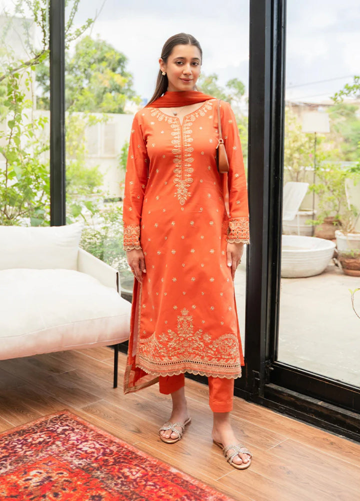 Basics by Gulaal Pret Embroidered Lawn 3 Piece DW-02 Sunstone - Summer Collection