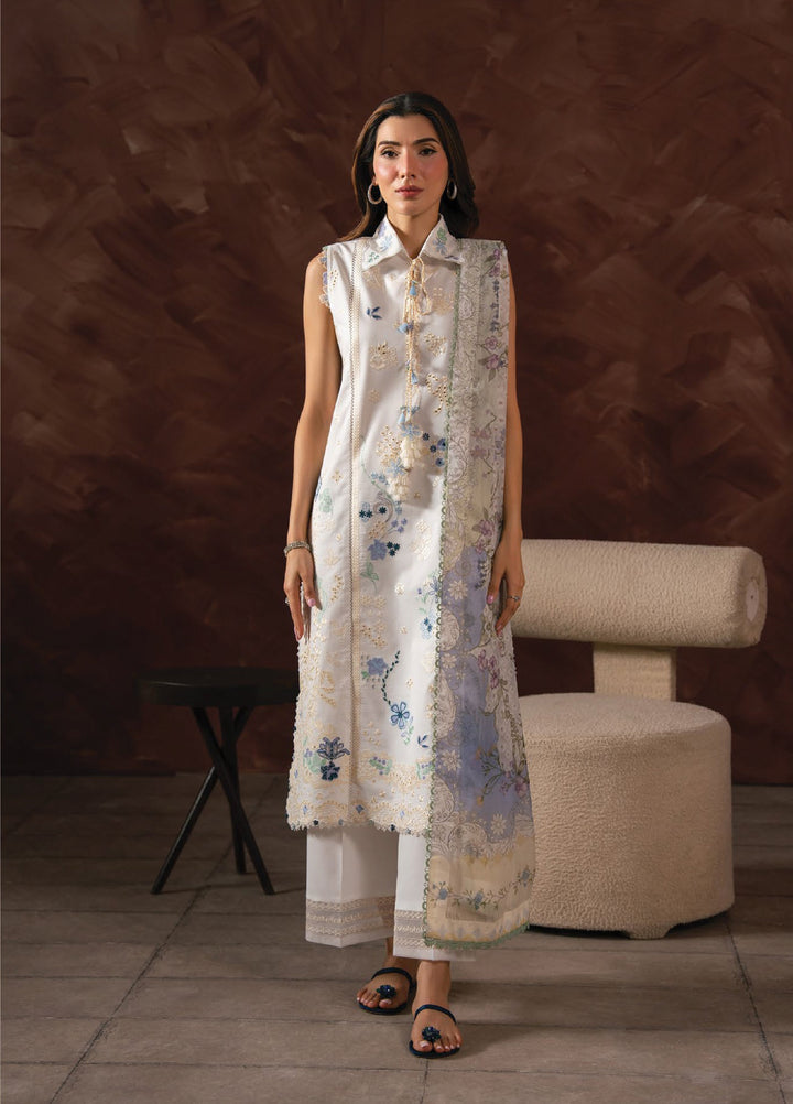 Seran Unstitched Embroidered Lawn 3 Piece Suit SN26ULLE Lyra D-05 - Eid Collection