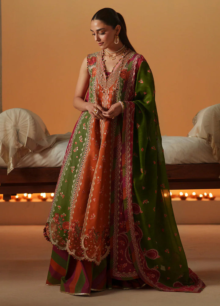 Mashriq by Bin Ilyas Unstitched Embroidered Lawn 3 Piece Suit BI26UML D114B - Festive Collection