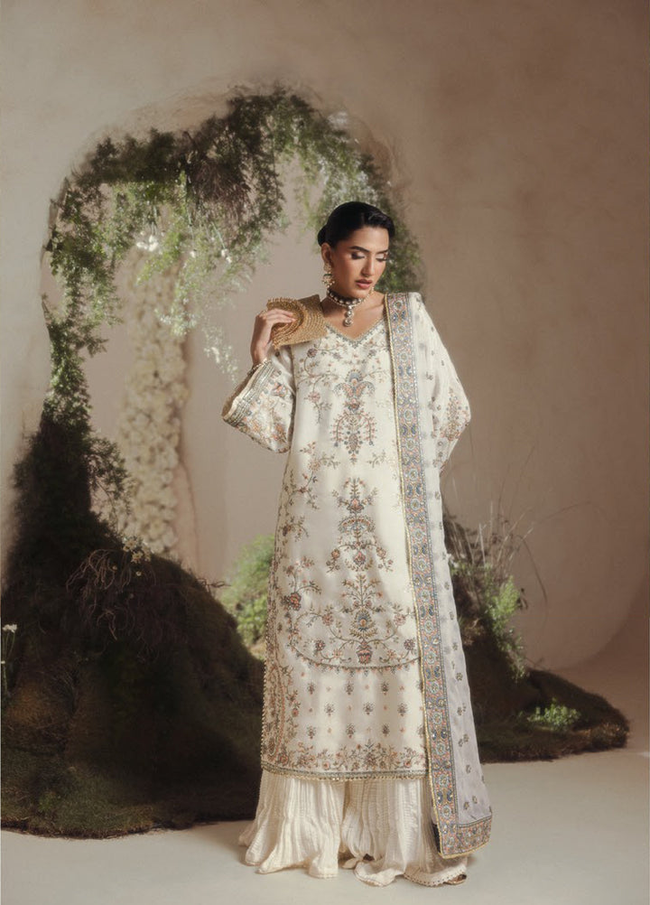 Aik Shaam by AIK Atelier Unstitched Embroidered Medium Silk 3 Piece Suit AIK26UAS C2601 - Wedding Collection