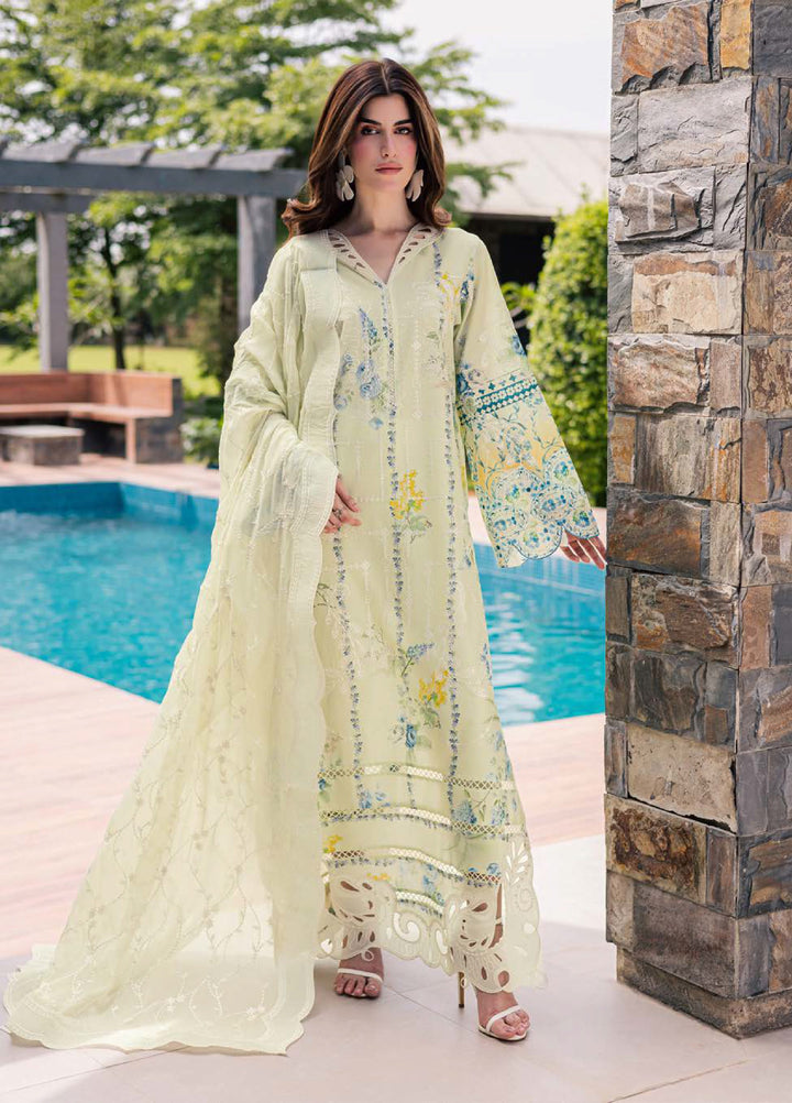 Lily May by Nureh Unstitched Embroidered Lawn 3 Piece Suit NU26ULL NE-259 - Eid Collection