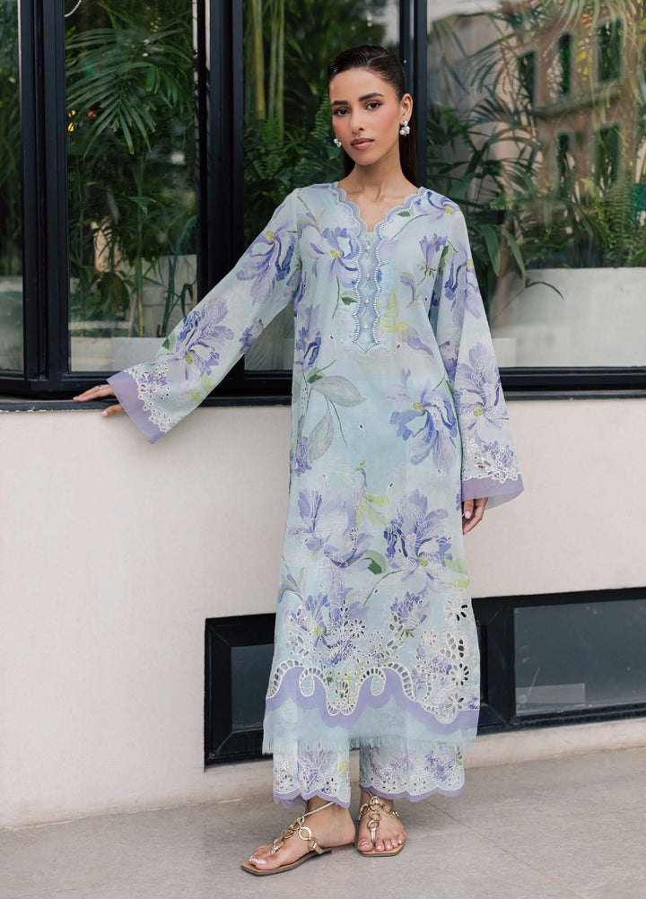 Ballerina by Nureh Unstitched Printed Chikankari Lawn 2 Piece Suit NU26UBCL NU2-217 - Casual Collection
