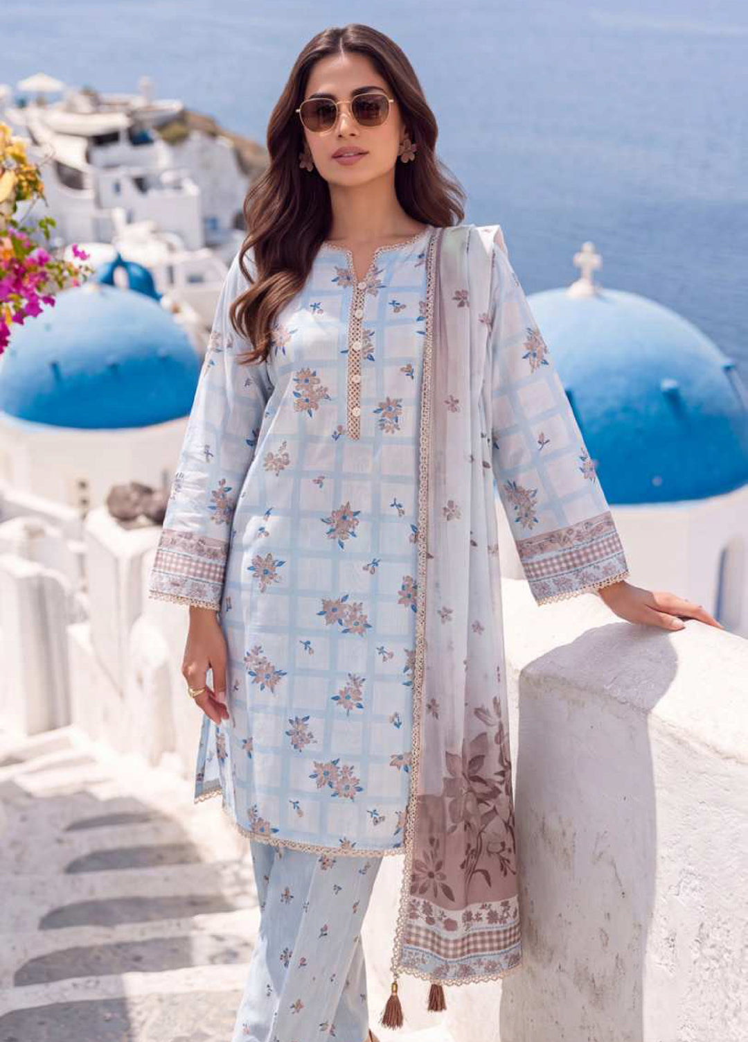 Coco Cords by Al Zohaib Unstitched Printed Lawn 3 Piece Suit AZ26UCL-3 - Casual Collection