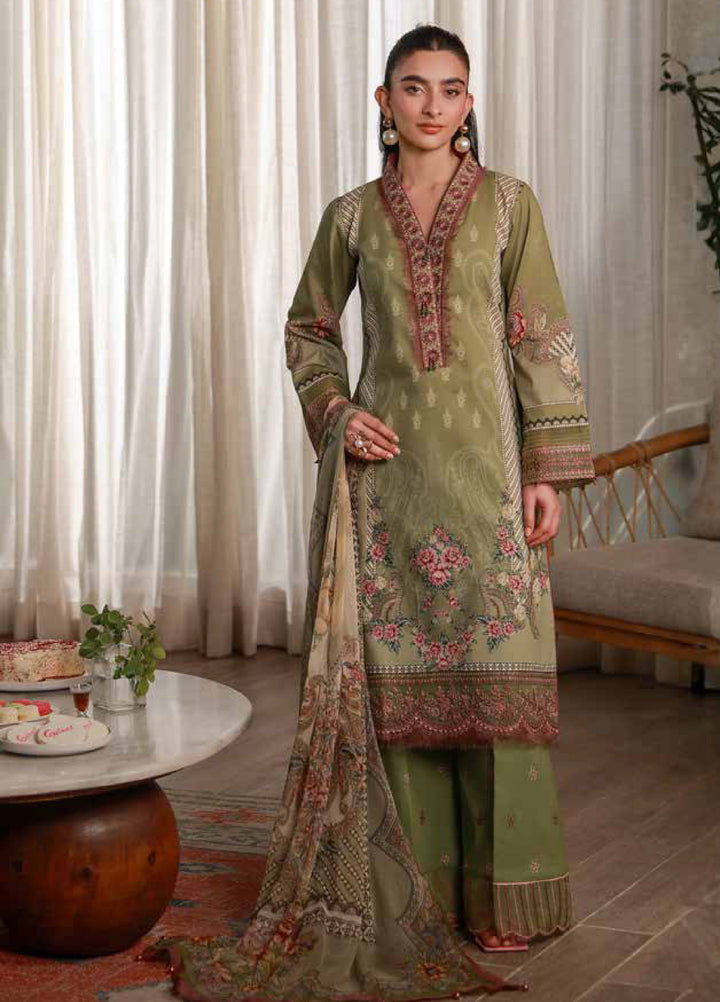 Delia by Gulaal Unstitched Embroidered Lawn 3 Piece Suit GL26UD D-12 Alma - Summer Collection