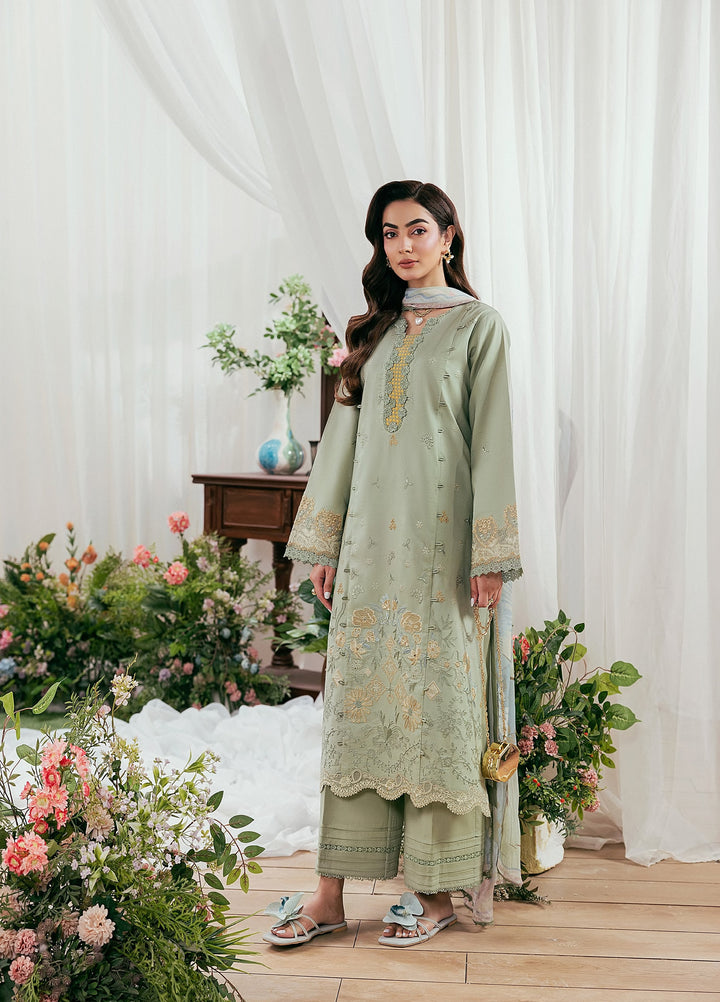 Zync by Florent Unstitched Embroidered Lawn 3 Piece Suit FL26ULZ FZ-8A - Summer Collection