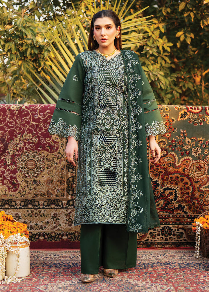 Satrangi by Mahnur Unstitched Embroidered Lawn 3 Piece Suit MN26ULS S-08 - Summer Collection
