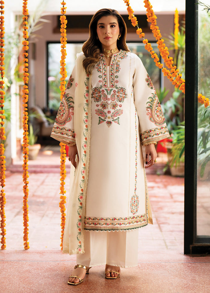 Satrangi by Mahnur Unstitched Embroidered Lawn 3 Piece Suit MN26ULS S-07 - Summer Collection