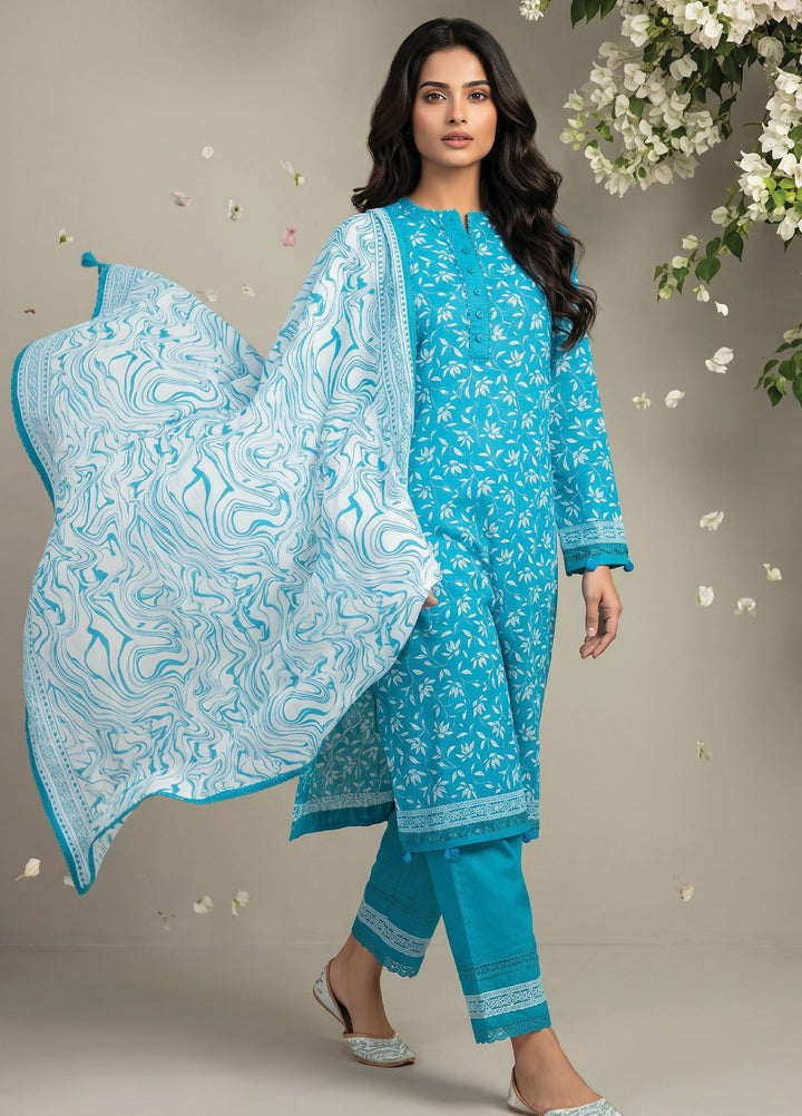 Salina by Regalia Textiles Unstitched Printed Lawn 3 Piece Suit RG26USI D-2 - Casual Collection