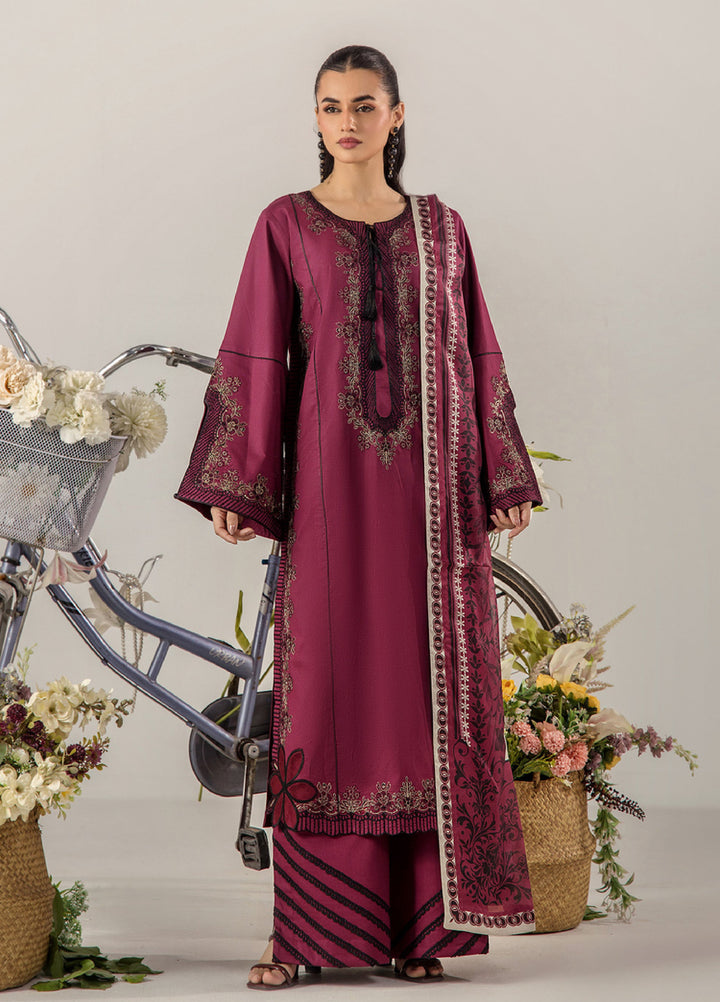 Sara Jahan Women RTW Embroidered Lawn 3 Piece Suit SJ26RF SJ-1087 - Festive Collection
