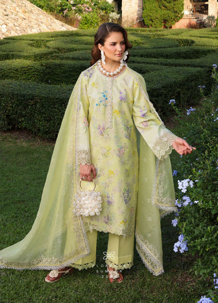 Florence by Rang Rasiya Unstitched Embroidered Lawn 3 Piece Suit RR26UFL Misha - Summer Collection