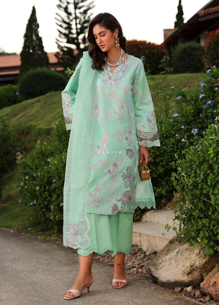 Florence by Rang Rasiya Unstitched Embroidered Lawn 3 Piece Suit RR26UFL Haniya - Summer Collection