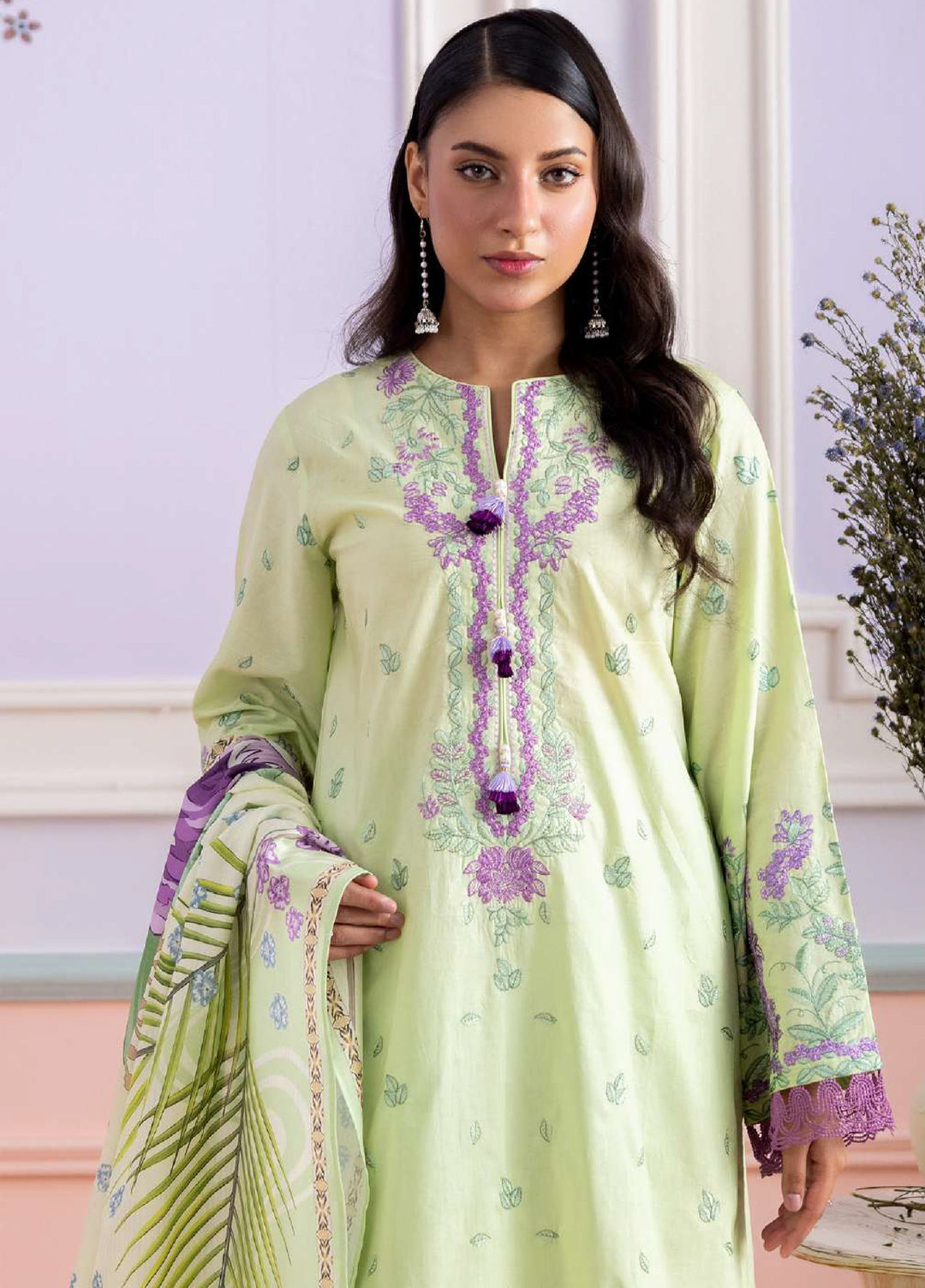 Zellbury Unstitched Printed Lawn 3 Piece Suit ZB26UC WUS26E30506 - Casual Collection