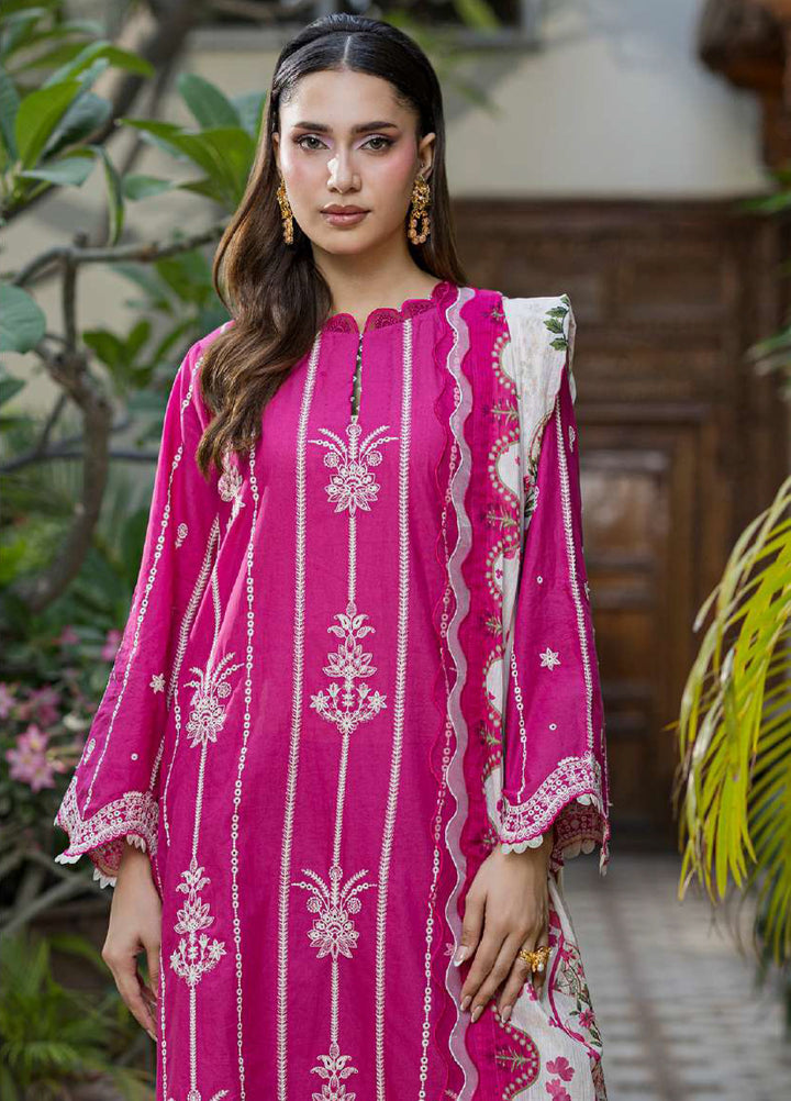 Zellbury Unstitched Embroidered Cotton 3 Piece Suit ZB26UCC WUC26E34050 - Casual Collection