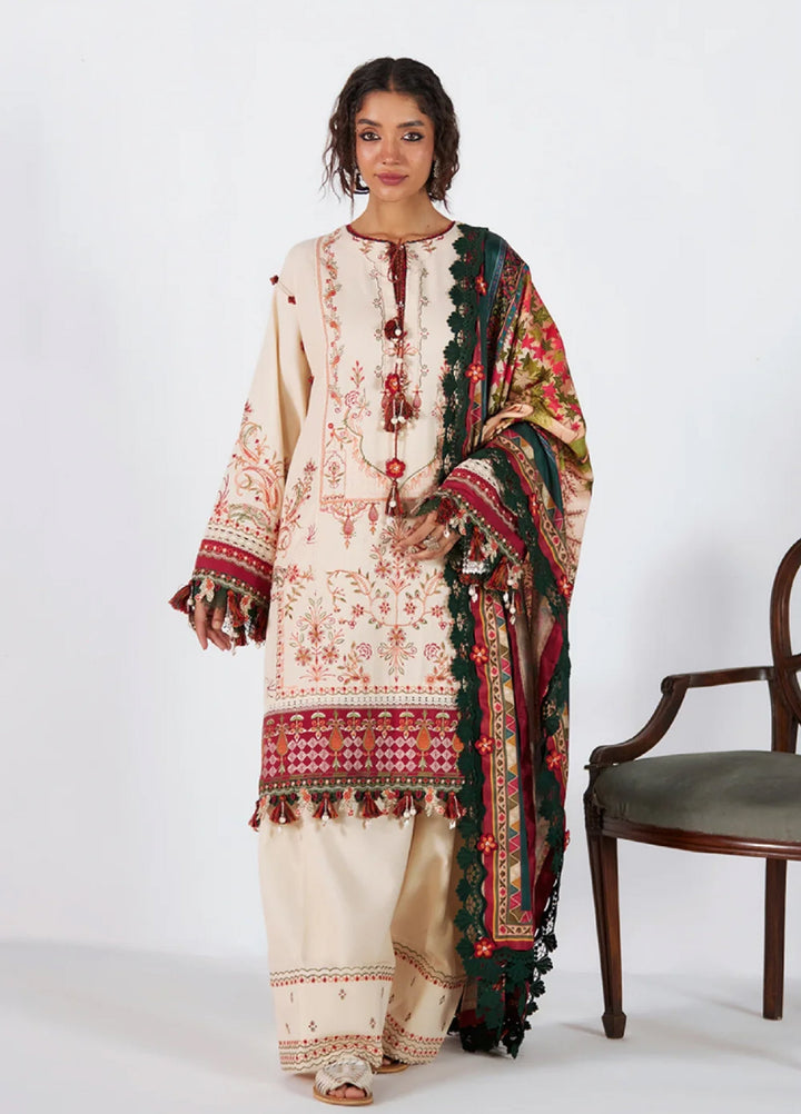 Saira Rizwan Unstitched Karandi Embroidered Suits 3 Piece SR25UW D-05 Irem - Winter Collection