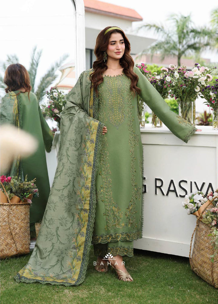 Florence by Rang Rasiya Unstitched Embroidered Lawn 3 Piece Suit RR26ULF Florence Bahar - Festive Collection