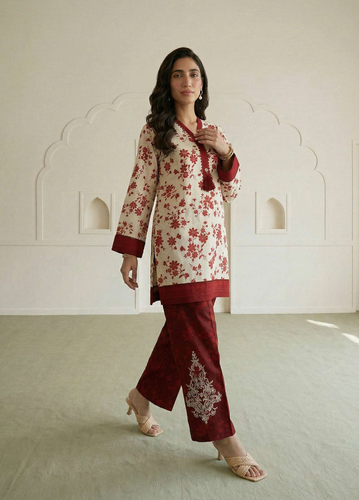 Zellbury Unstitched Embroidered Lawn 2 Piece Suit ZB26UC WUS26E20871 - Casual Collection